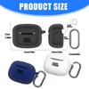 Headphone Skin Silicone Housing Case Dustproof Water Resistant Protective Cover Damage Prevention Sleeve for Tune Buds 2