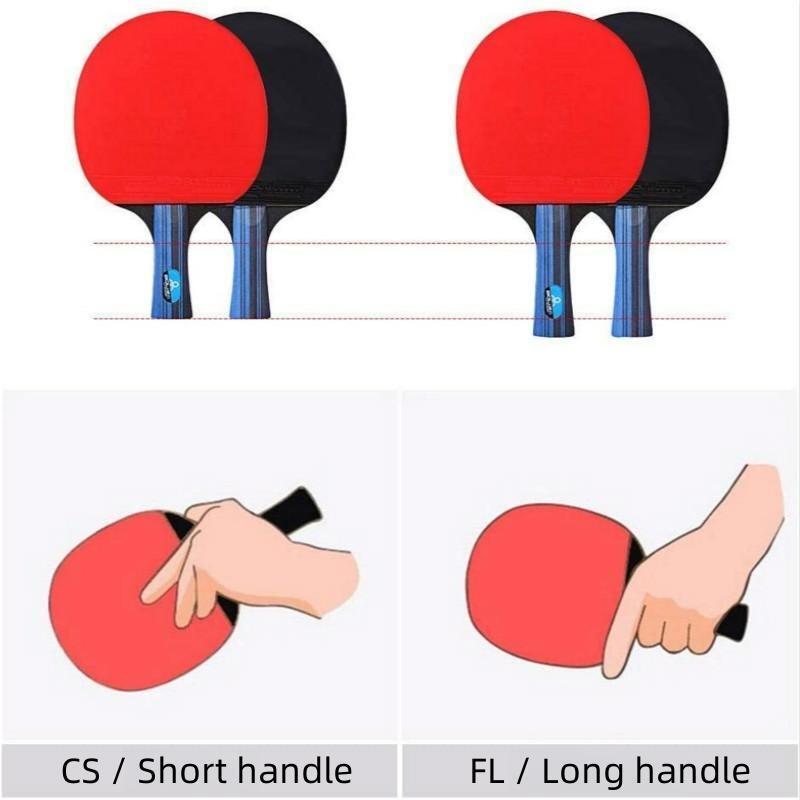 2 Raquetas de Tenis de Mesa para Principiantes Entrenamiento de Tenis de Mesa Goma de Puntos hacia Dentro Paletas de Ping Pong Raqueta