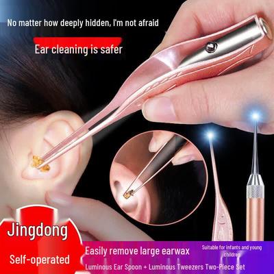 Luminous Ear Pick & Tweezer Set