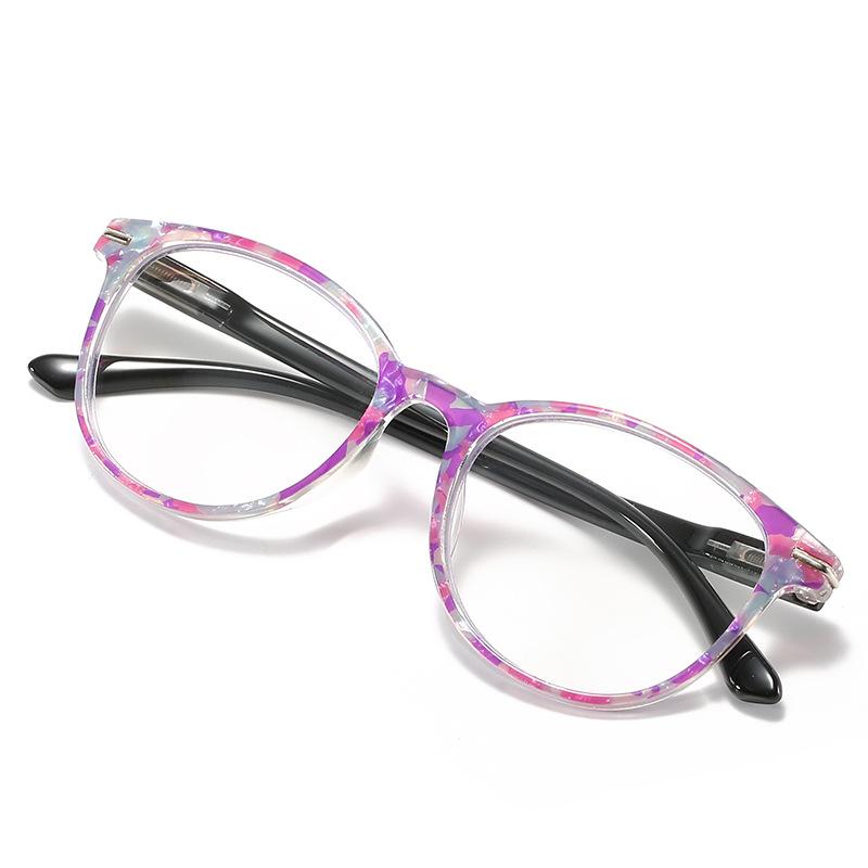 Fashion Anti-Blue Comfortable Reading Glasses Women'S Shell Paper Avant-Garde Reading Glasses