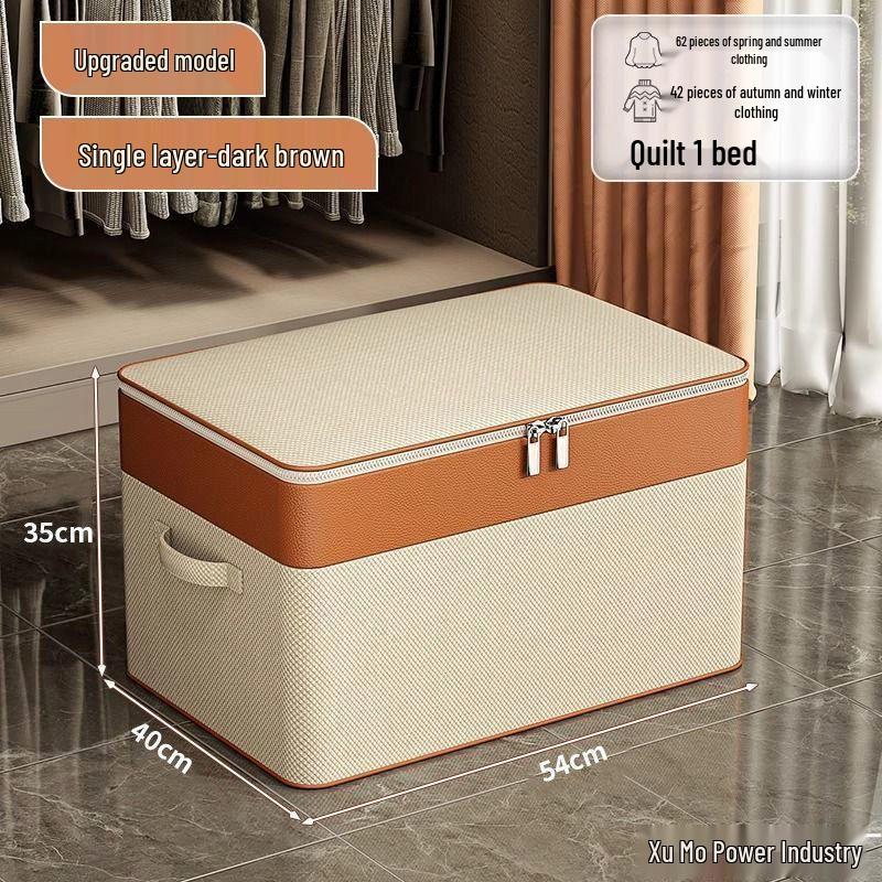 Foldable Waterproof Mold-Proof Large Wardrobe Storage Box for Dorms