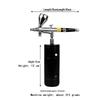 Hot Sale Rechargeable Mini Airbrush Air Pump Set for Model Painting