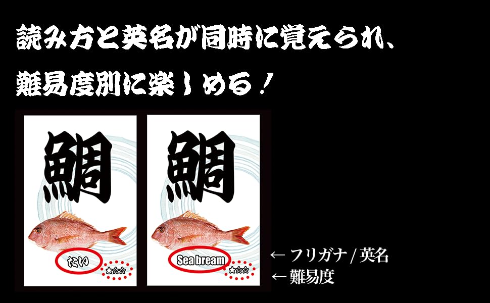 Fisch Konzentrationskarte Japanisch Für Kinder und Erwachsene Spiel, Konzentration, Pädagogisch, Kanji, Souvenir, Fisch,
