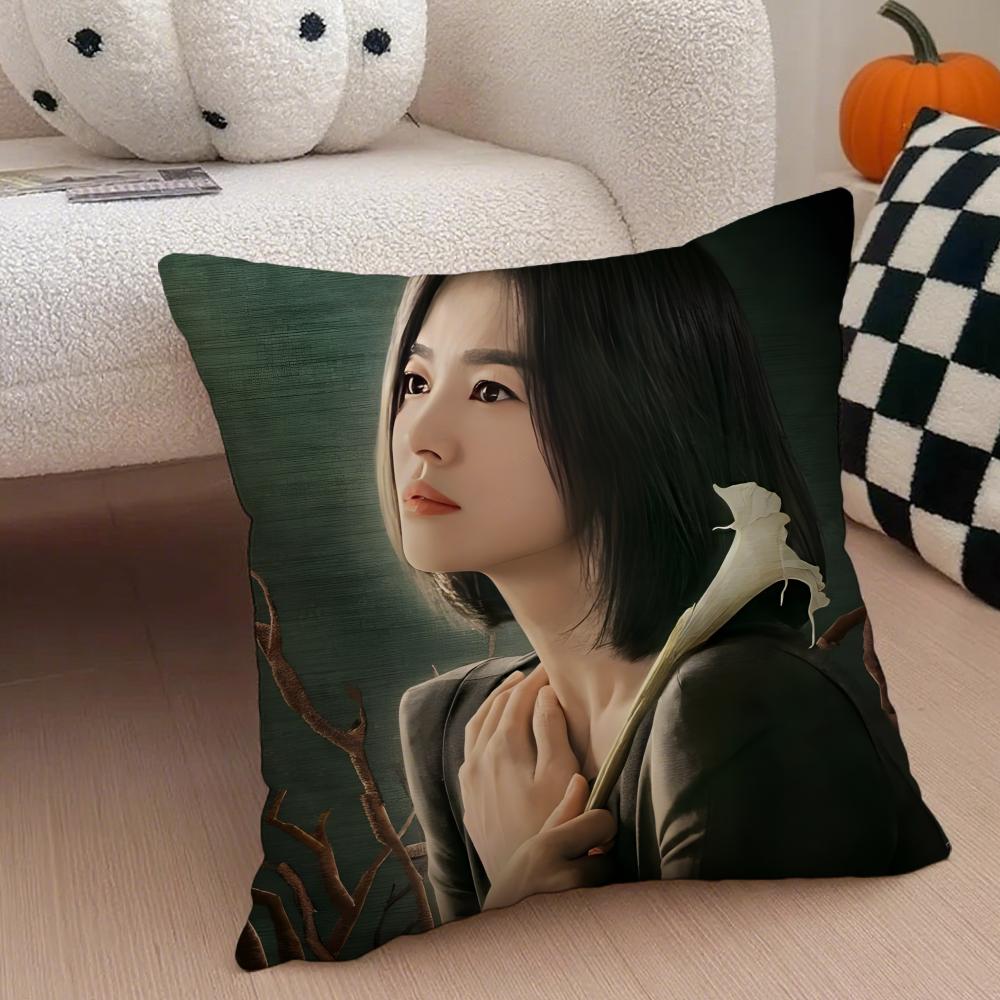 Korean Drama TThe Glory Cushion Cover Throw Pillow Cover Hidden Button Durable Polyester Chair Cushion