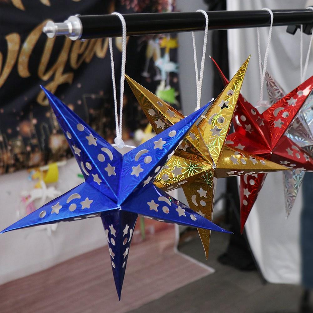 Multi Colors Paper Lantern DIY Home Garden Lamp Covers Christmas Decoration Stars Lampshade Ornaments Hanging Lights Decoration