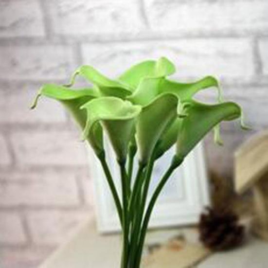 Bouquet de mariée en fleurs de lys Calla artificielles, 1 pièce, toucher réel, décoration de mariage et de maison