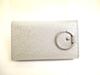 Authentic BALENCIAGA Gray Glitter Leather Silver H/W 6 Pics Key Chain #a936  Refurbished