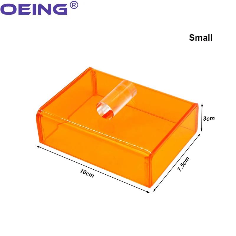 Dental Resin Shading Box Plastic Shade Cover Oral Light-Proof Aesthetic Protective Cover Dentistry Storage Case Dentist Tools