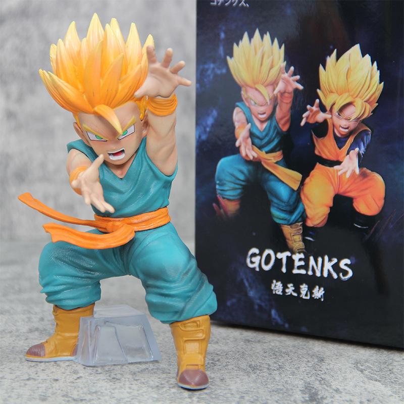 

15cm Dragon Ball Goten Torankusu Super Saiyan Anime Figure Model Gk Statue Boys Collection Desktop Decoration Ornament Toys Gift 15cm with box