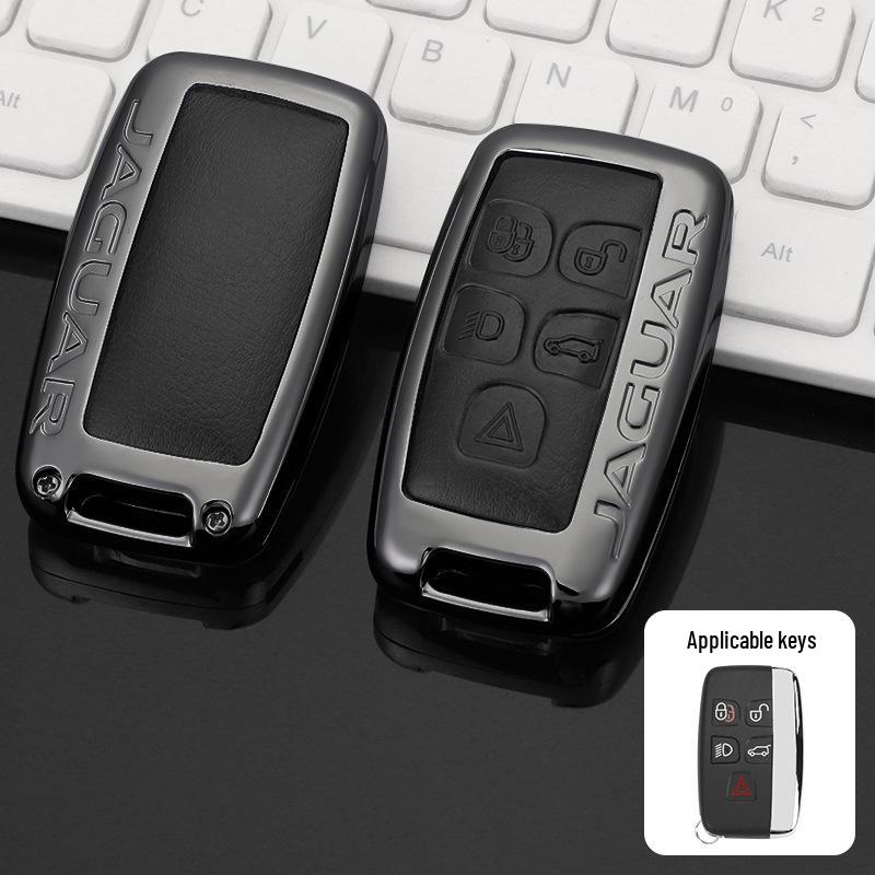 Jaguar Key Case: Compatible with XEL, XFL, F-Pace, XJL, XF, XE, F-Type 2022 Models – Luxury Shell Buckle Bag