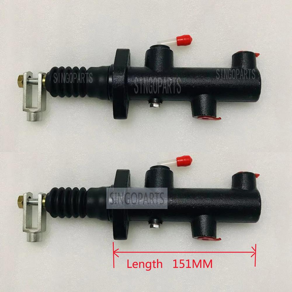 (2Pieces/Set) Brake Master Cylinder 87398198 87354681 Fits For New Holland Backhoe Loaders B95 B110 B115 LB75 LB90 чёрный