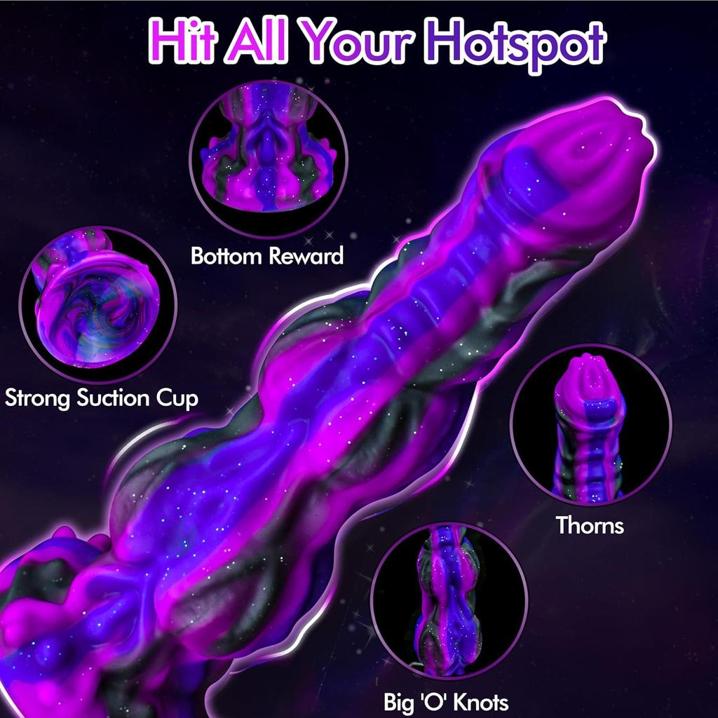 Monsterdildos Heterosexuelles Spielzeug für Erwachsene Großer Saugnapf Dicker Dildo für Frauen Pferd Hängender Silikon Riesiger Fantasy-Dildo