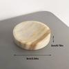 Telazzo Luxury Marble Eco-Friendly Easy Clean Modern Rectangle Soap Holder Dish Soap Plates Jewelry Display Tray Bathroom Sets