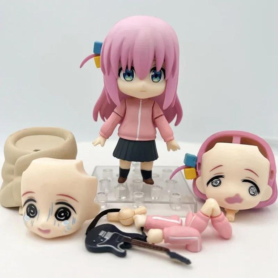 10cm BOCCHI THE ROCK! Anime Figure #2069 Gotoh Hitori Action Figure Kawaii Guitarist Girl Figure PVC Collectible Model Toys