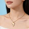 Cute Dolphin Whale Octopus Pendant Necklaces for Women Stainless Steel Marine Animals Charms Neck Chain Choker Fashion Jewelry