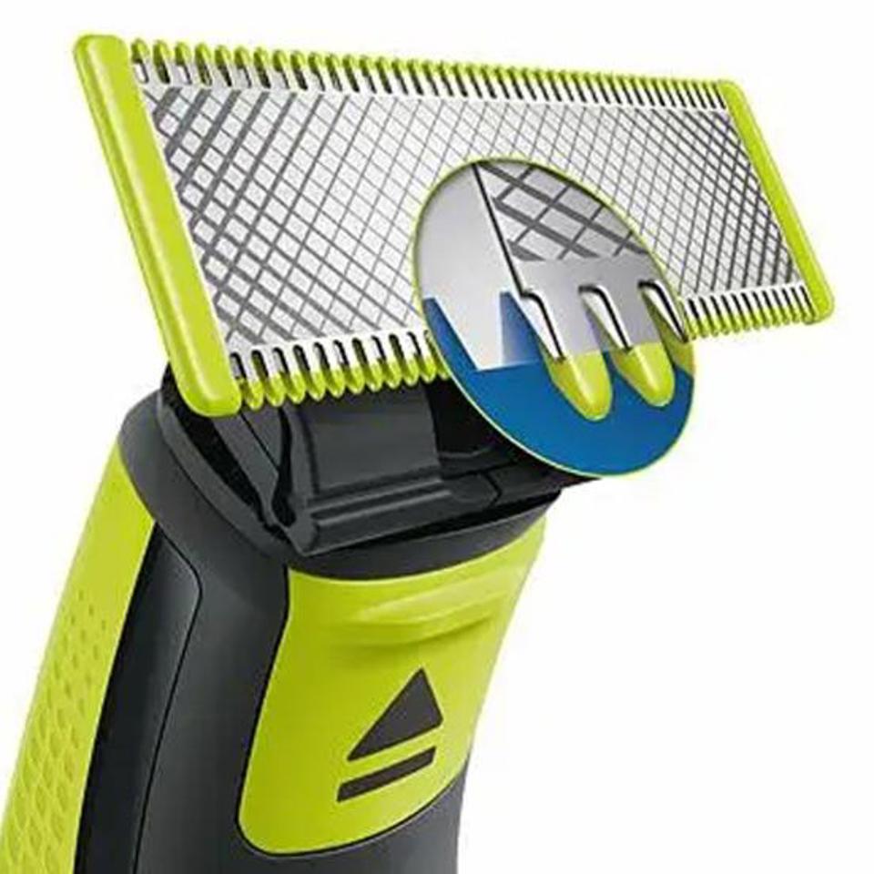 2 Stück Klingenersatz für Philips One Blade QP220/50 Elektrorasierer Edelstahl Herrenrasierer Barttrimmer Klingenkopf Ehemann