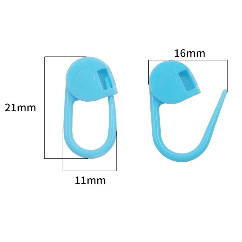 500Pcs Plastic Stitch Markers - Colorful Locking Knitting Needle Clips for Crochet & Sewing