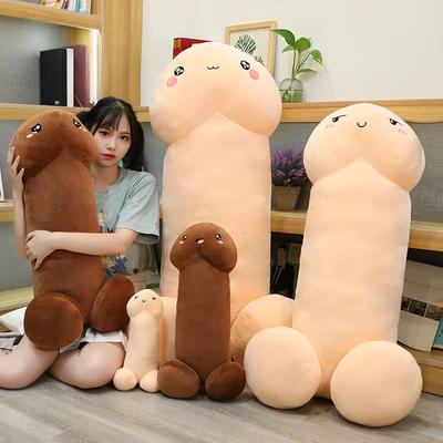 Cute Long Penis Plush Toy Dick Pillow Sexy Simulation Soft Toy Funny Cushion Valentine's Day Gift Girlfriend