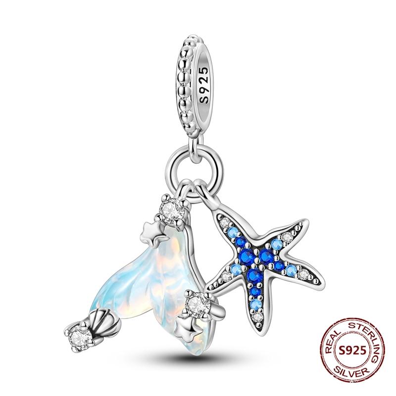 Copper Luminous Fireflyzircon Colorful Butterfly Sunflower Cat Dog Charms Beads Fit Diy Bracelets Jewelry Gift