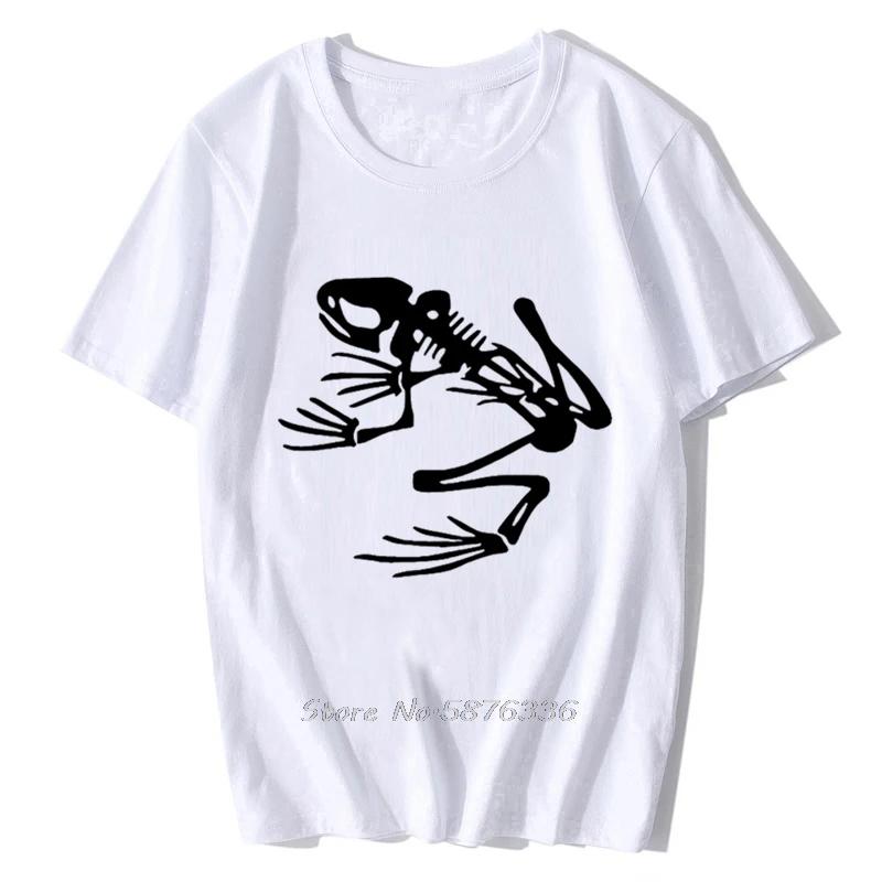 

Футболка Смешная футболка Мужская котик скелет лягушка принтованная мужская футболка с круглым вырезом хип-хоп футболки уличная одежда Харадзюку XXXXXL темно серый