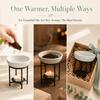 Black Iron Wax Melt Warmer 3.15x2.17in Home Fragrance Container  SPA Salon Furnishing