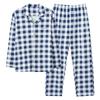Autumn and Winter New Men's Pajamas Homewear Long-Sleeved Striped Leisure Homewear Suit Men's Spring and Fall Models Homewear