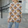 Women's Casual Fashion Sexy Comfortable V-Neck Halloween Seven Sleeve Top