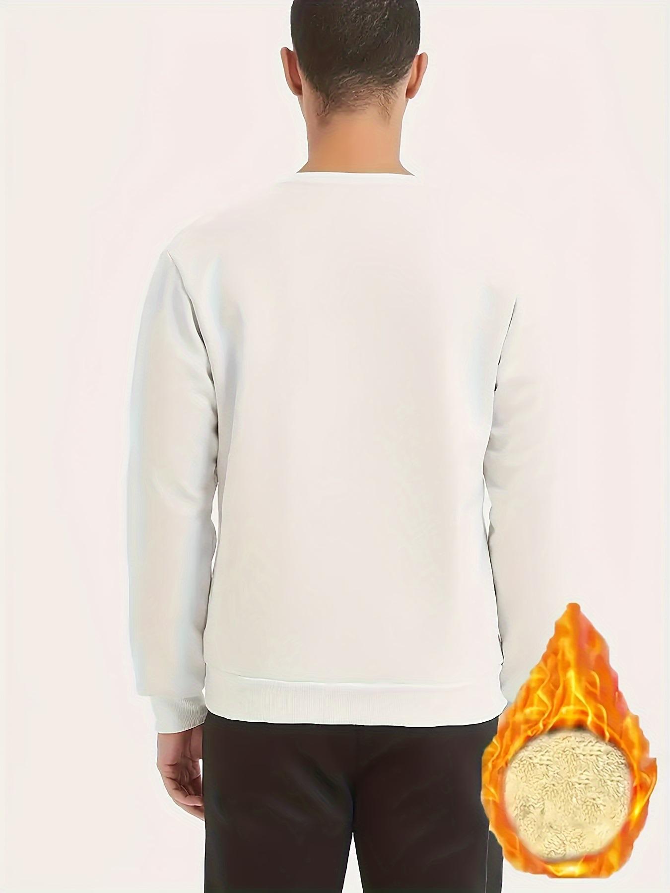 

Мужская футболка с длинным рукавом, весенне-осенняя, с круглым вырезом, из овечьей шерсти, осенняя, повседневная, свободного кроя, премиальный свитер с круглым вырезом XXXL белый