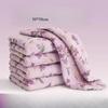 Lilac Coral Velvet Rags: Slub Velvet Absorbent Dishcloth, Thickened Cationic Cleaning Cloth, Kitchen Lazy Rags