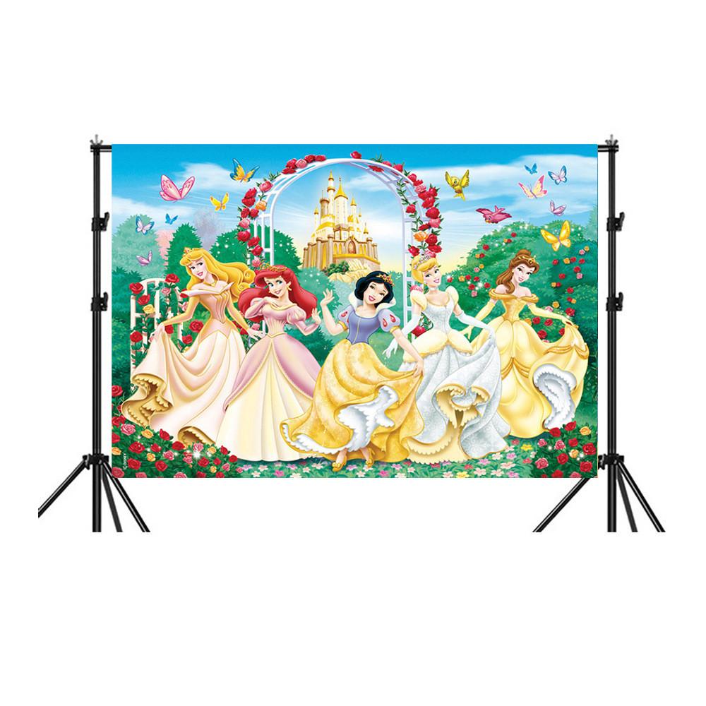 Frozen Background Decoration Banner For Festive Events With Cartoon Design For Party Decor