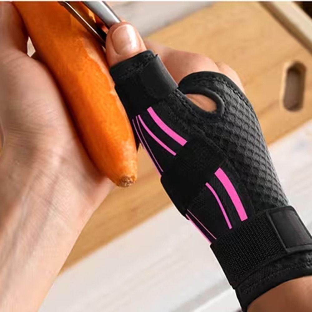 Breathable Fabric Thumb Support Brace Wrist Splint Support  Trigger Finger Arthritis