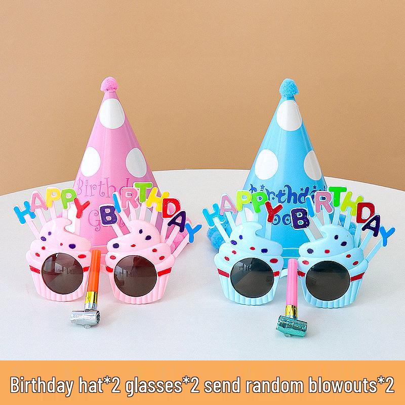 2025 Birthday Hat for Kids & Adults - First Birthday Party, Photo Props, Cake Hat