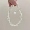 Fashion 925 Silver Pearl Bracelets for Women Korean Luxury Double Layer Pearl Silver Chain Bracelets Party Jewelry Gift