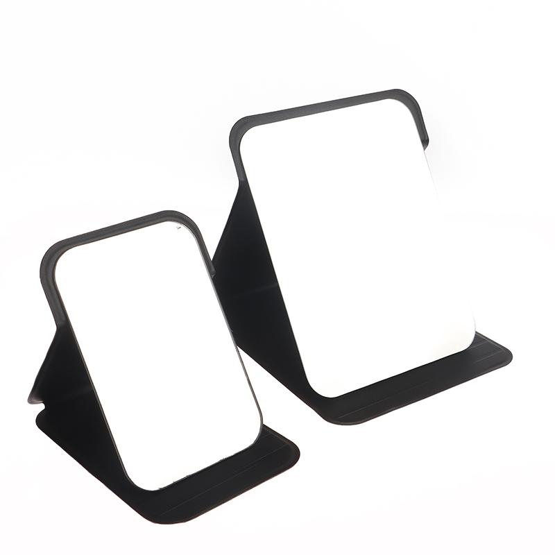 Desktop Makeup Mirror Pu Leather Portable Vanity Mirror Foldable Hand Mirror Compact Mirrors Cute Pocket Mirrors For Travel Tool