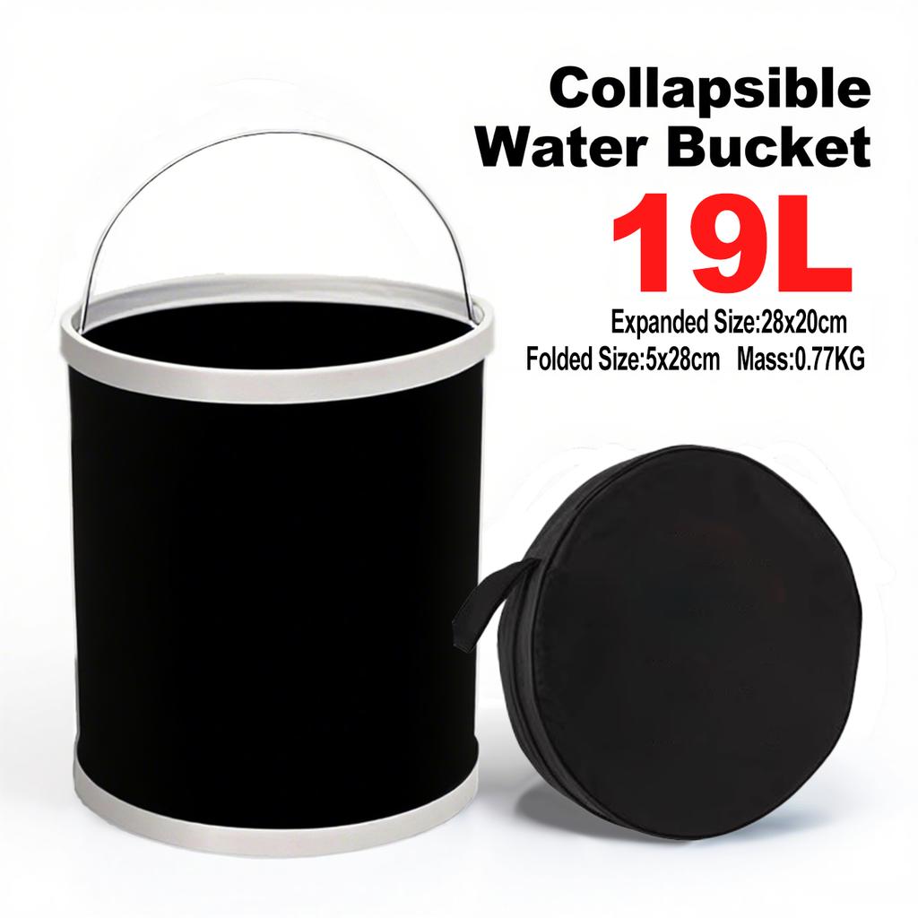 10L 11L 15L 19L Collapsible Oxford Bucket Car Washing Buckets Portable Folding Bucket  Space Multifunctional Waterproof