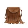 New tassel trendy retro shoulder bag new summer popular vertical casual mobile phone bag messenger bag