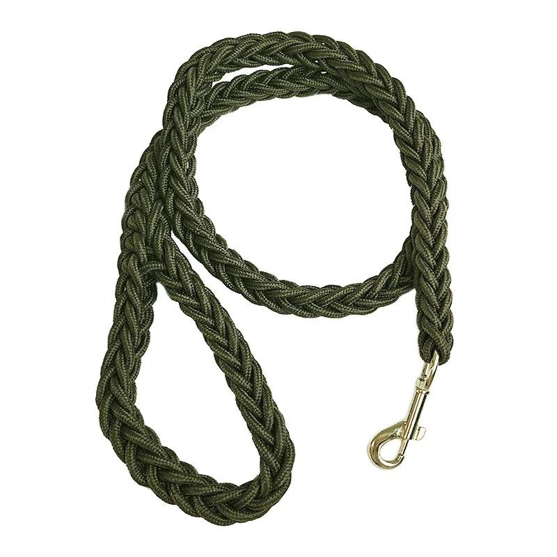Nylon Dog Harness Leash For Medium Large Dogs Leads Pet Training Running Walking Safety Mountain Climb Dog Leashes Ropes Supply