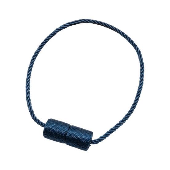 Magnetic Curtain Tiebacks, Modern Simple Rope Curtain Tie Backs, Decorative Drapes Weave Holdbacks for Home Bedroom Office Curtain I