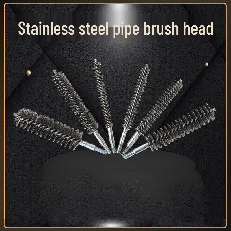 Stainless Steel M6 Threaded Bore Cleaning Brush