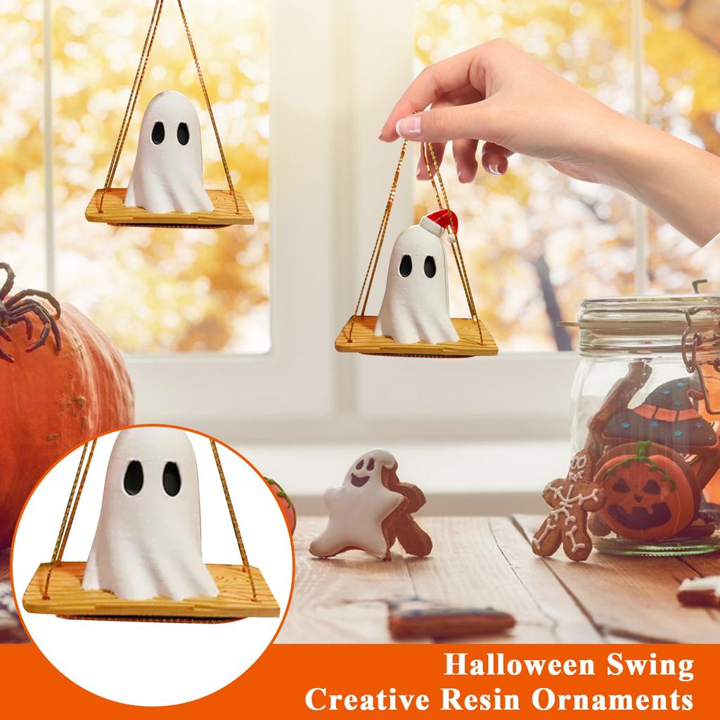 Halloween Swing Creative Resin Ornaments Halloween Headdress Resin Decoration
