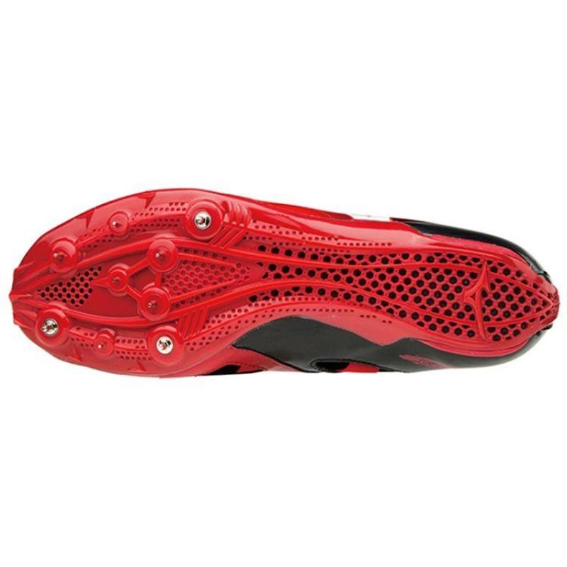 Mizuno Men's Low-Top Sprint Running Shoes Black Red U1GA181201