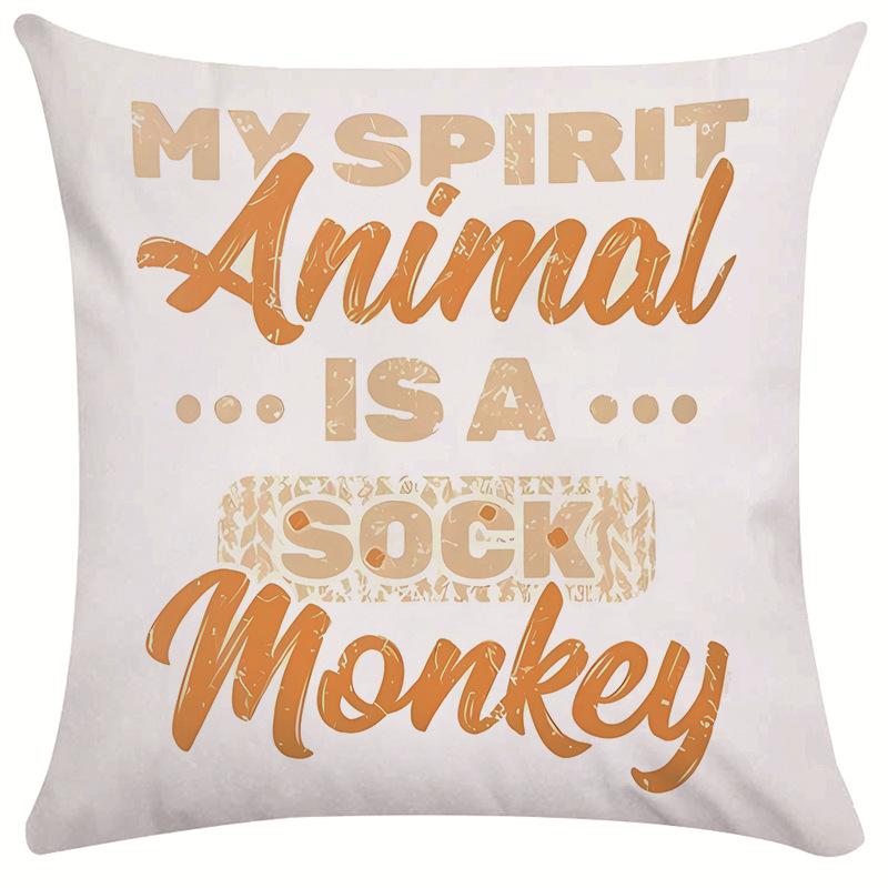 Nordic Orange Irregular Geometric Wave Cushion Gift B&B Bay Window Sofa Chair Backrest Pillow Cover