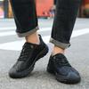 38-48 Men's Retro Leisure Shoes Large Size  Leather Rubber Bottom Handmade Car Men's Leather Shoes