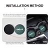 For KIA Suede Car Coaster Water Cup Drink Holder Anti-Slip Pad Cerato Soul Venga Forte Spectra Sedona Niro Cadenza