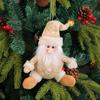 Christmas Tree Doll Decoration with Lanyard Easy to Hang Adorable Snowman Santa Claus Christmas Tree Hanging Ornament