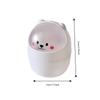 Flip Lid Wastebasket with Lid Waterproof Small Garbage Can  Workers in the workplace