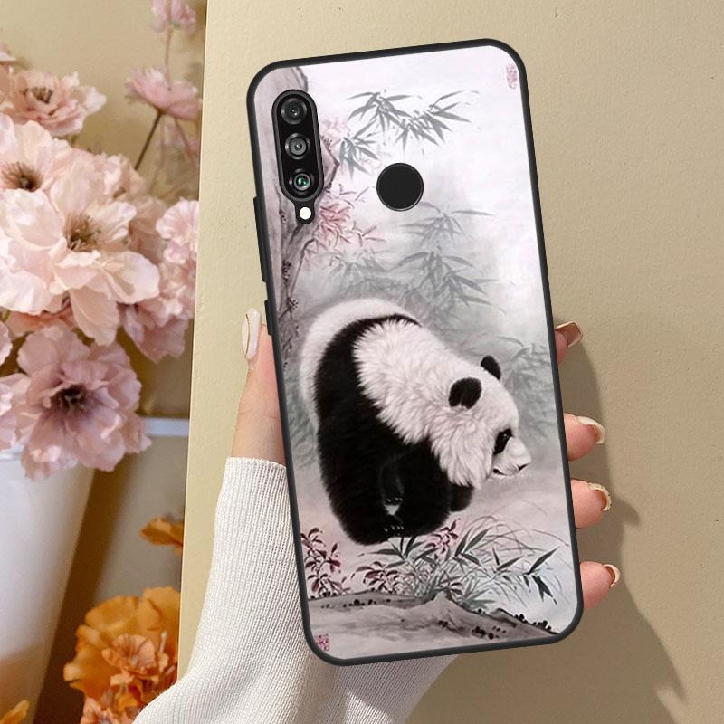 

Китайский Медведь Панда Для Huawei Nova 11 Pro 9 10 SE Y70 Y60 Y90 Y61 Y91 Y73 Y72 12s 12i 11i 8i P30 P40 Lite Чехол Huawei P40 Lite 4G