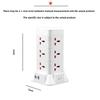 Multiple Ports Automatic Overloaded Switch Socket Board Household Power Expansion Tower Socket Surge Protector