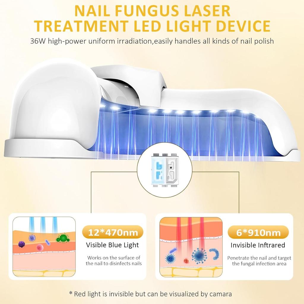 Nail Fungus Cleaning Laser Device For Multiple Toenail Repair Fast Nails Fungus Onychomycosis Removes Ingrown Toenail Treatment