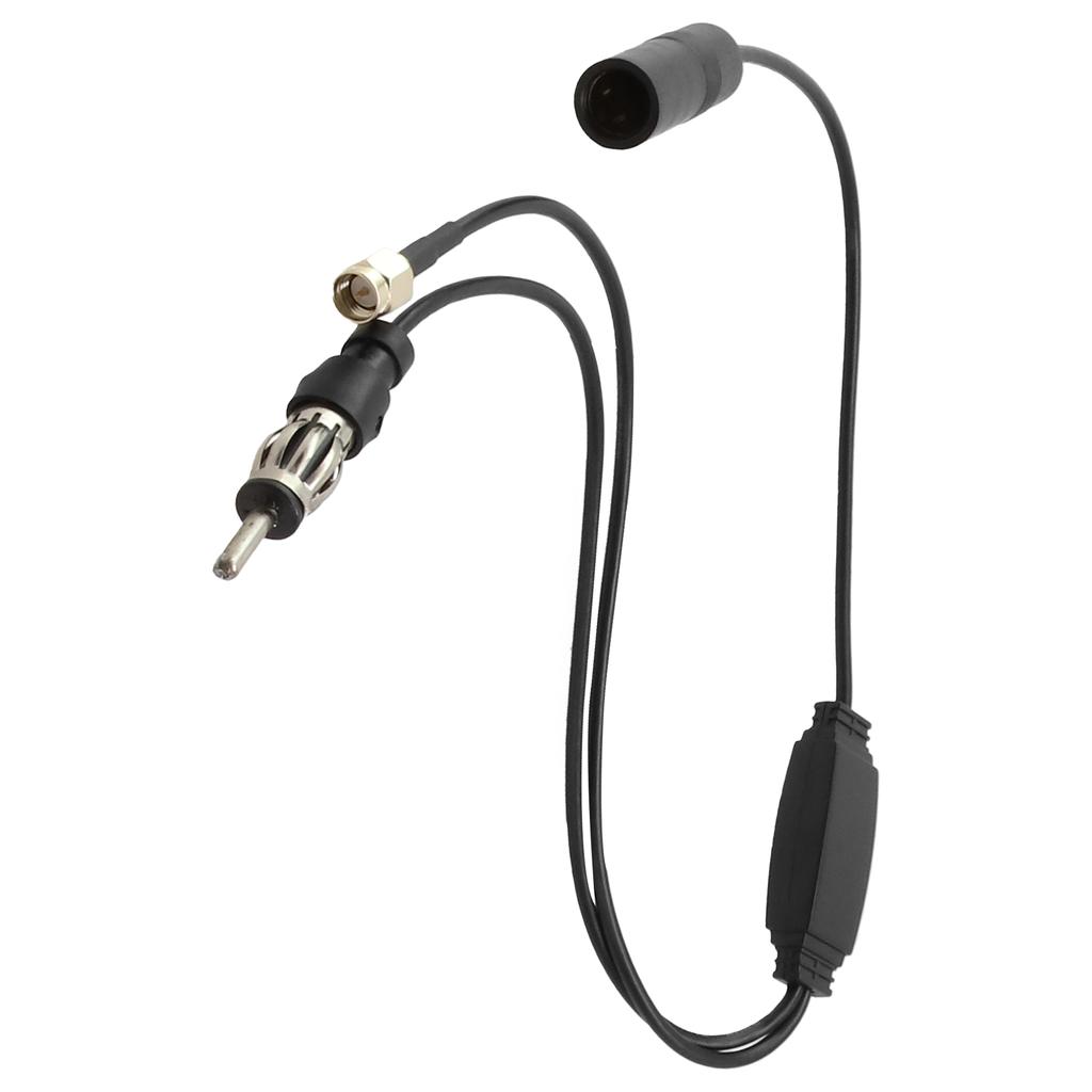 FM/AM DAB Radio Active Antenna Car Aerial Splitter Adapter Cable SMA Converter Radio Signal Amplifiers Antennas Signal Booster